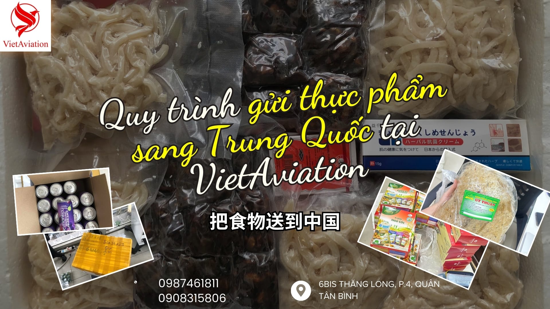 Quy trình vận chuyển thực phẩm qua Trung quốc