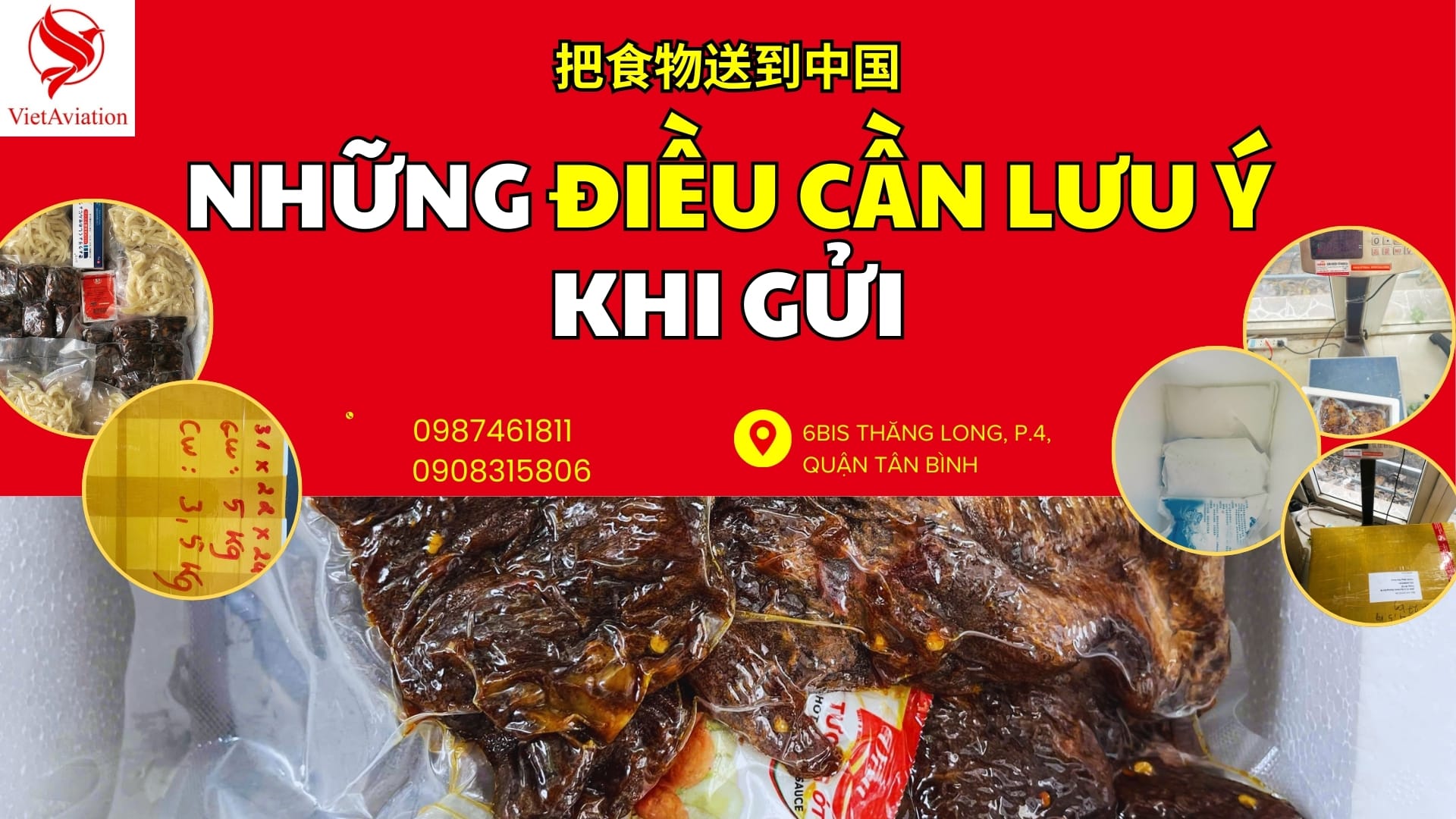 Lưu ý vận chuyển thực phẩm vào Trung Quốc