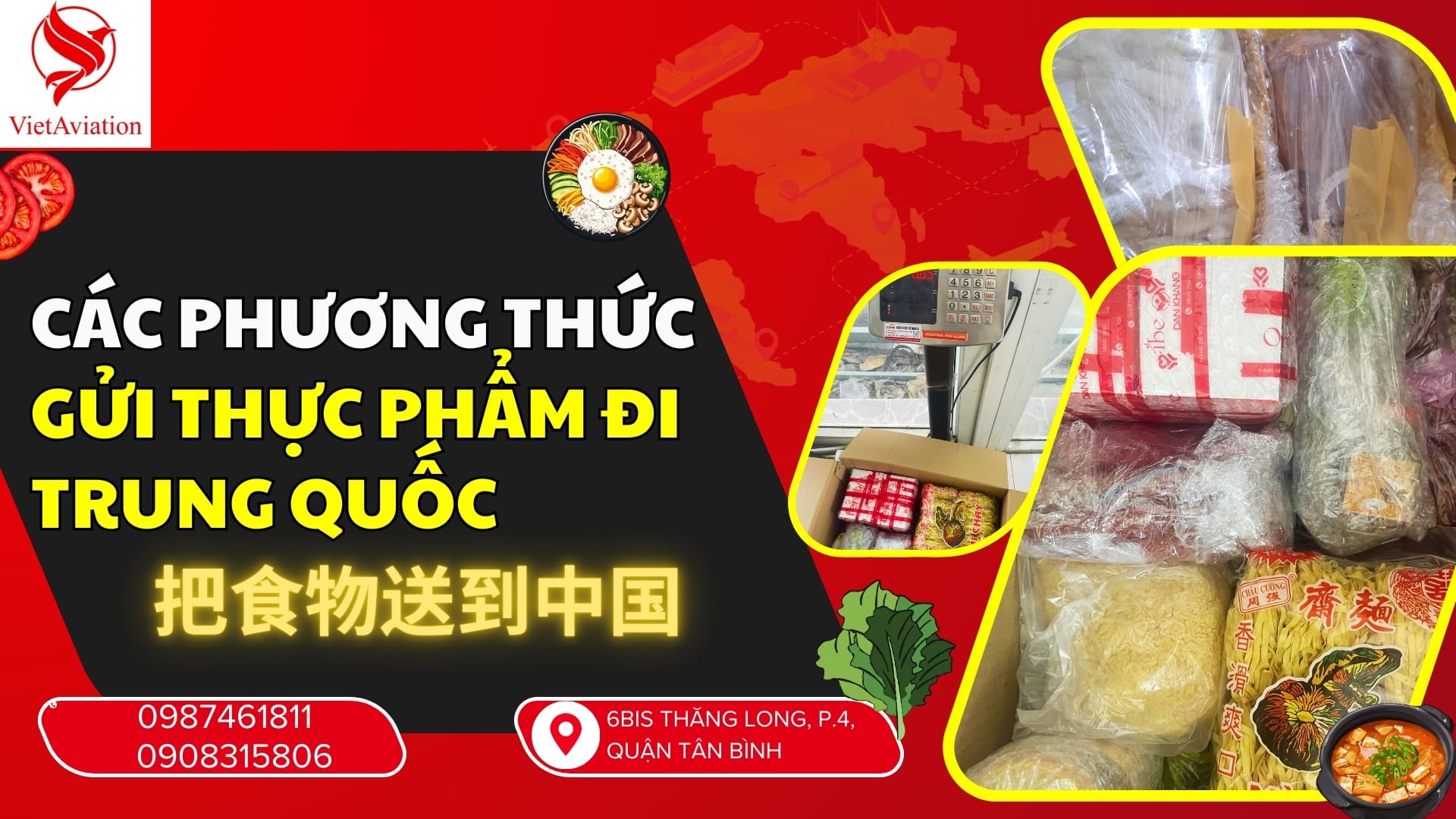 Phương thức gửi thực phẩm