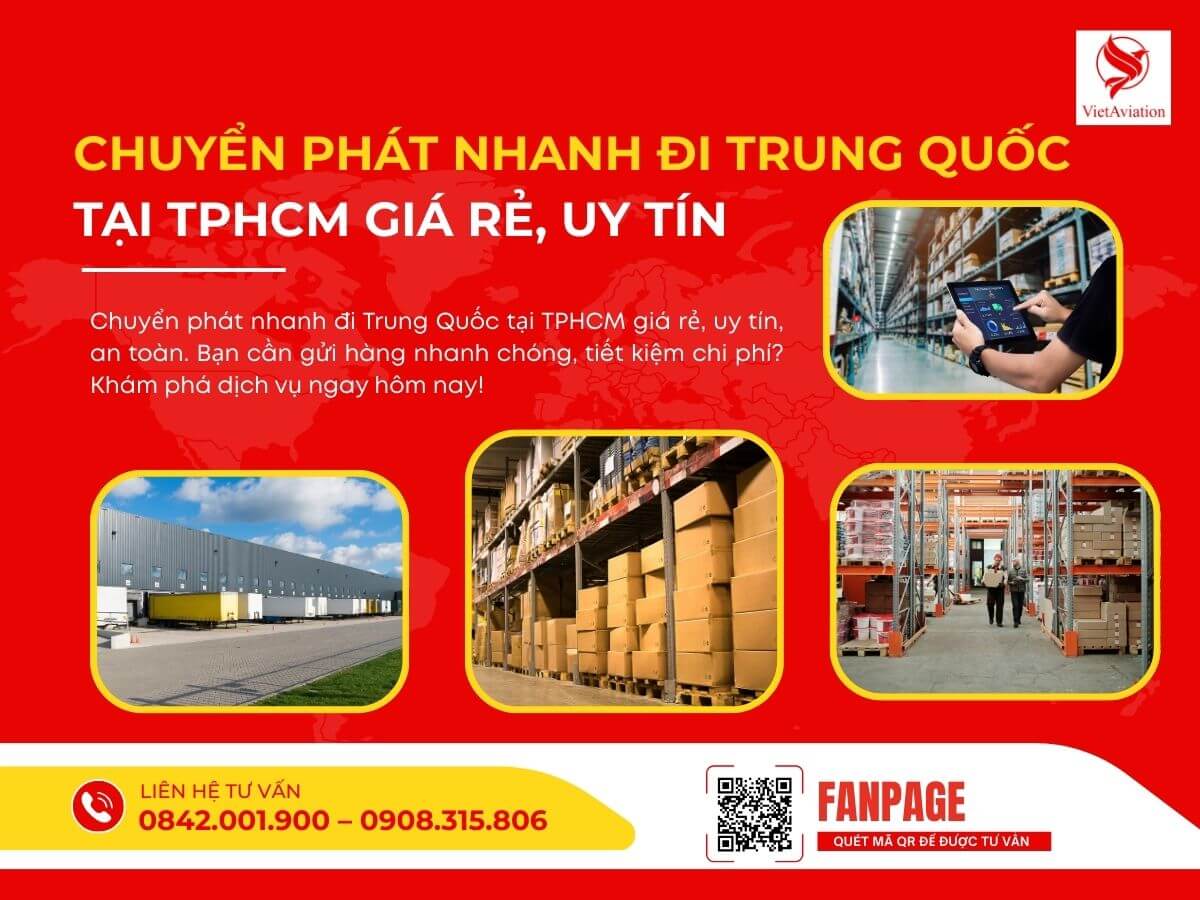 Chuyển Phát Nhanh Đi Trung Quốc Tại TPHCM Giá Rẻ, Uy Tín