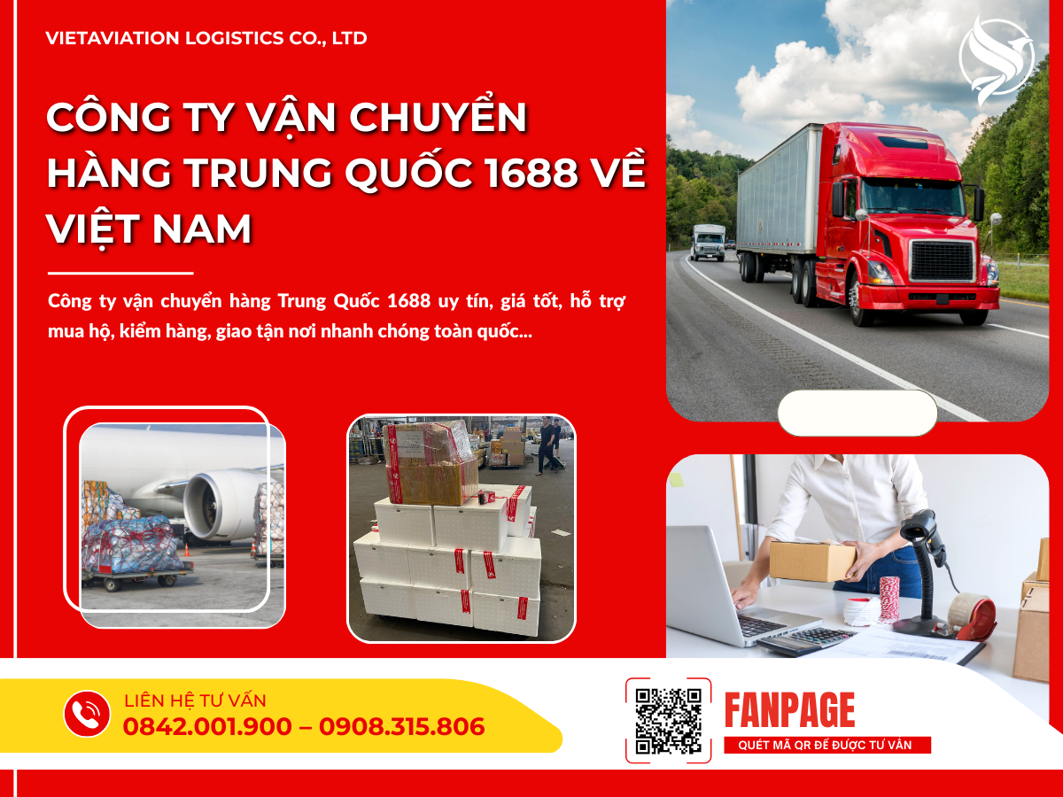Công ty vận chuyển hàng trung quốc 1688 về Việt Nam