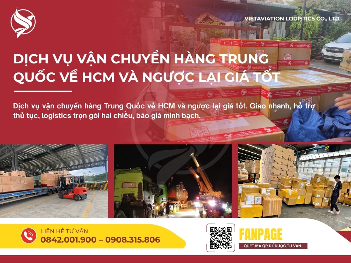 Dịch Vụ Vận Chuyển Hàng Trung Quốc Về HCM Và Ngược Lại Giá Tốt