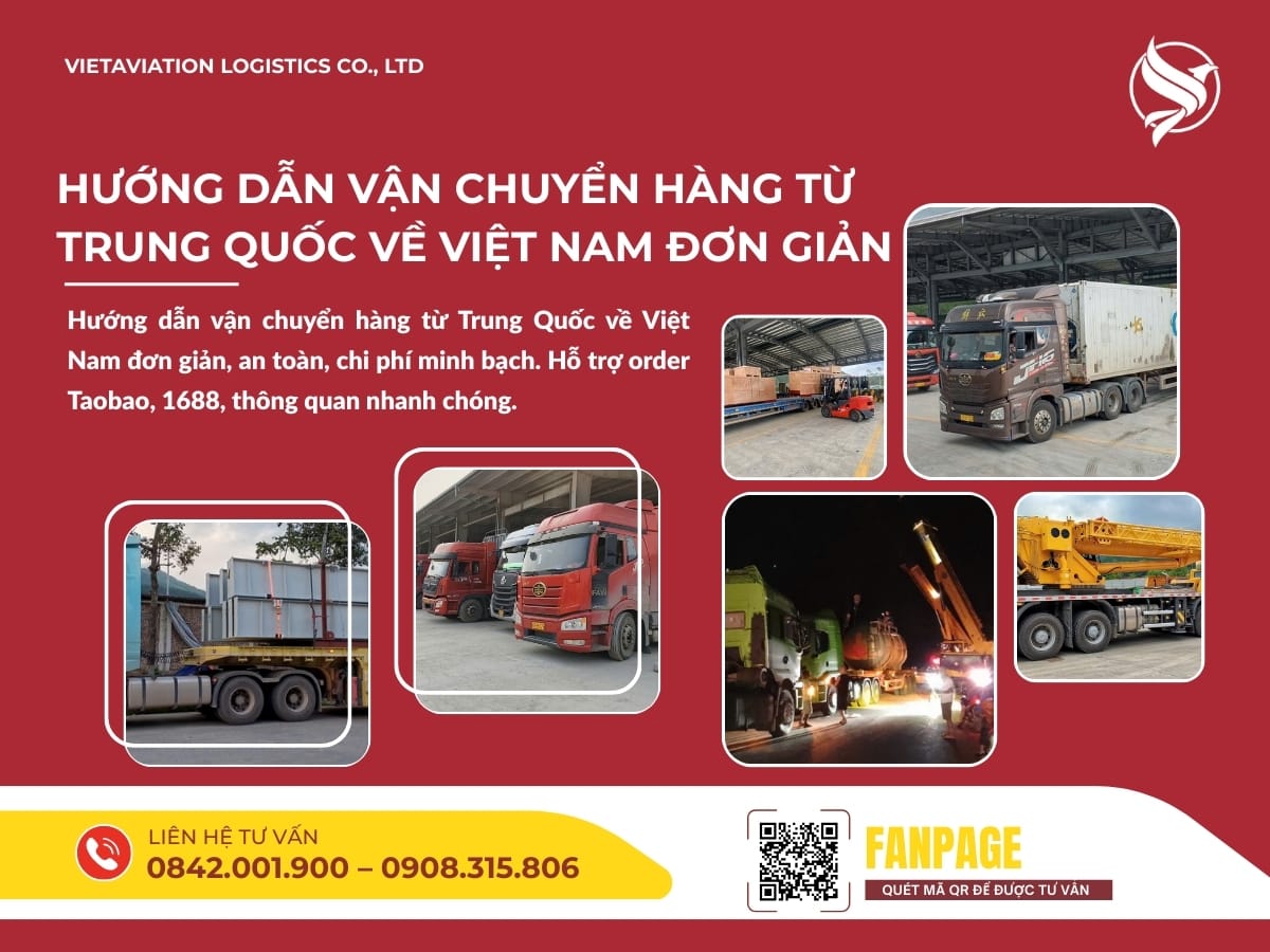 Hướng Dẫn Vận Chuyển Hàng Từ Trung Quốc Về Việt Nam Đơn Giản