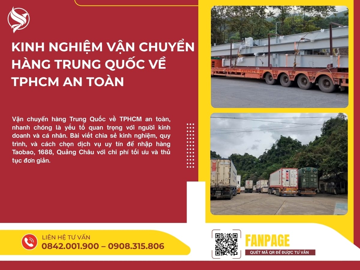Kinh Nghiệm Vận Chuyển Hàng Trung Quốc Về TPHCM An Toàn