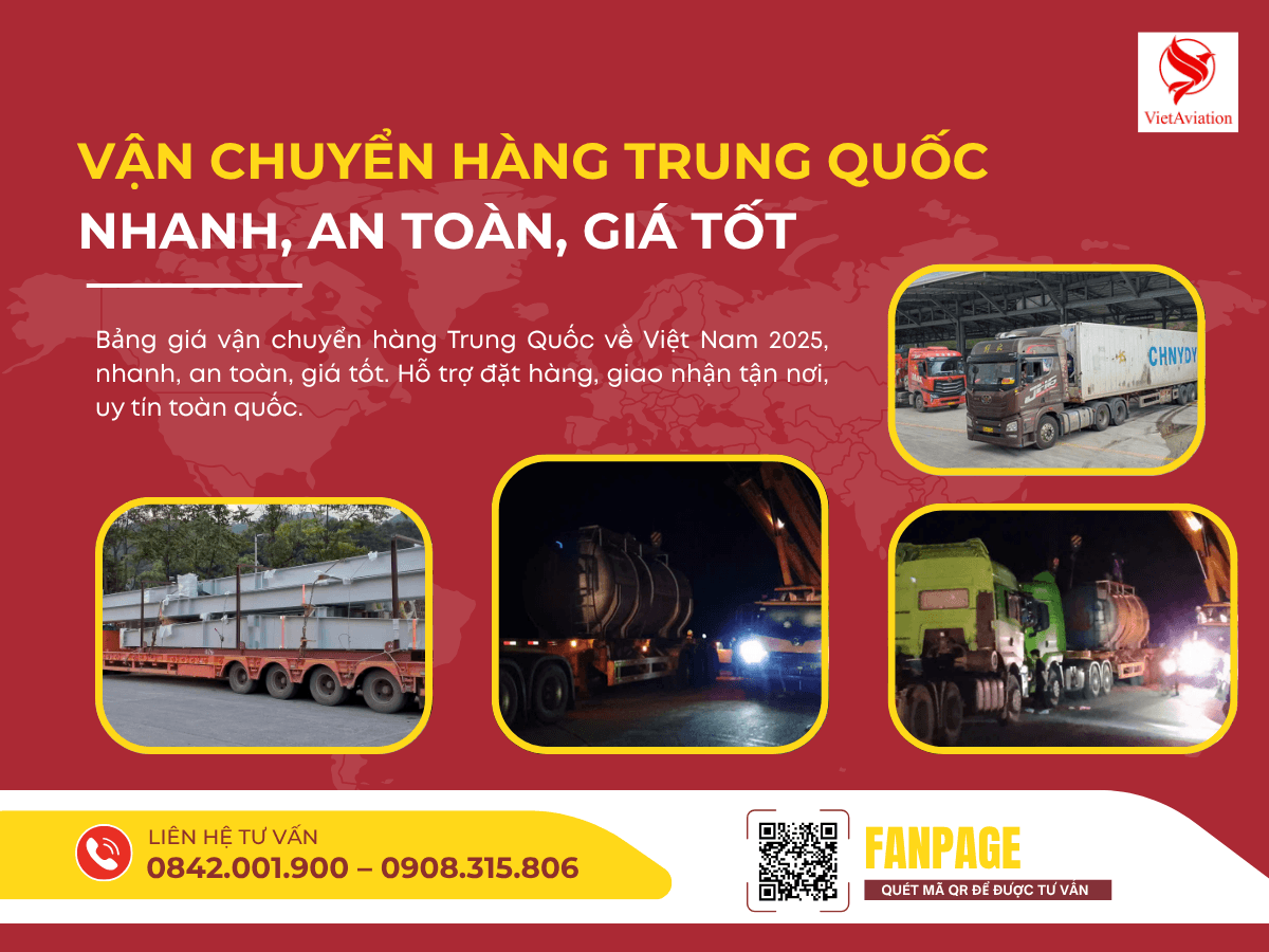 Vận Chuyển Hàng Trung Quốc Nhanh, An Toàn, Giá Tốt