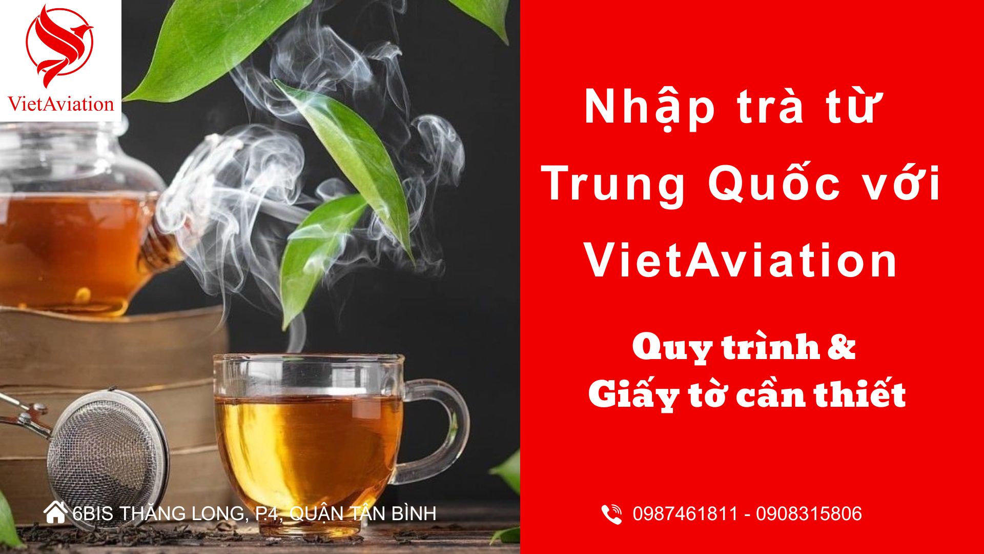 Nhập trà từ Trung Quốc với VietAviation