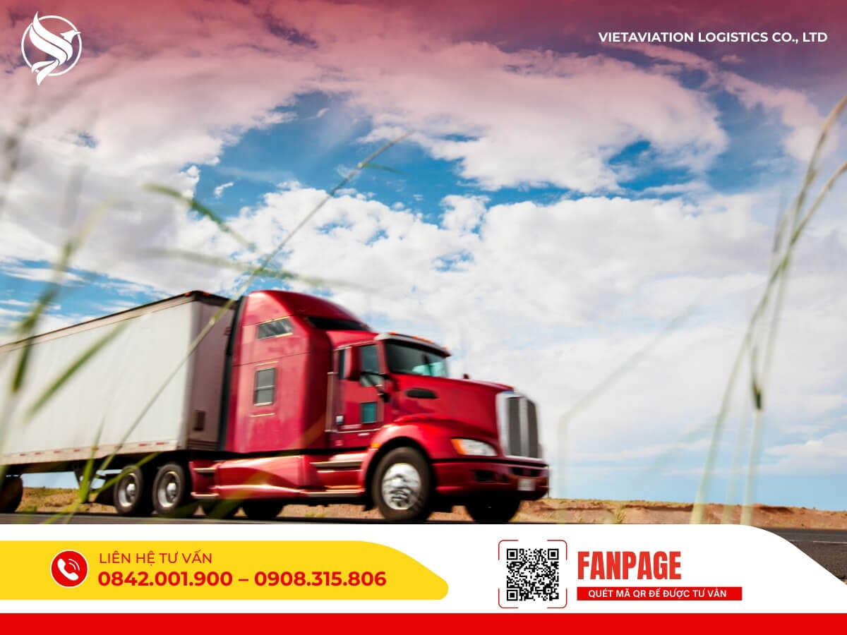 Xe container đường bộ vận chuyển hàng hóa Trung Quốc về Việt Nam giá rẻ, nhanh chóng.