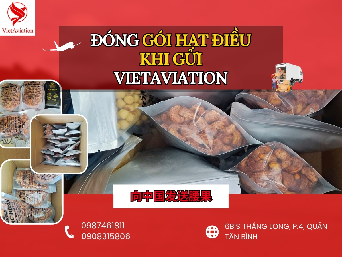 Đóng gói hạt điều đúng cách