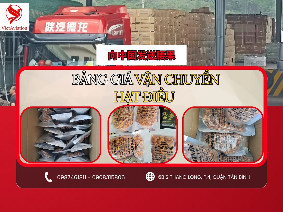 Gửi Hạt Điều Sang Trung Quốc: Lợi Thế Kinh Doanh 2025