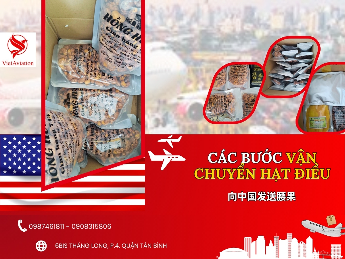Các bước xuất khẩu hàng hạt điều đi nước ngoài