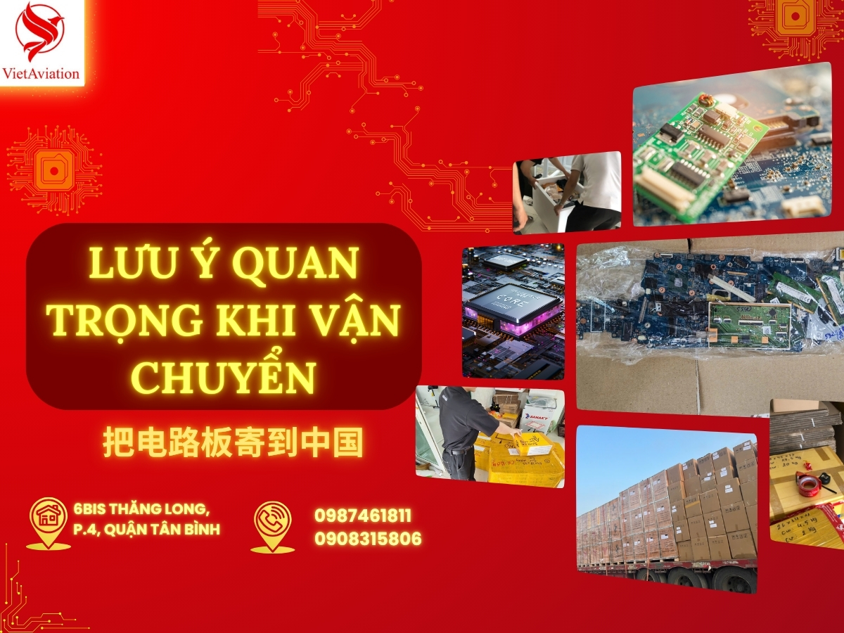 Lưu ý khi vận chuyển bo linh kiện điện tử