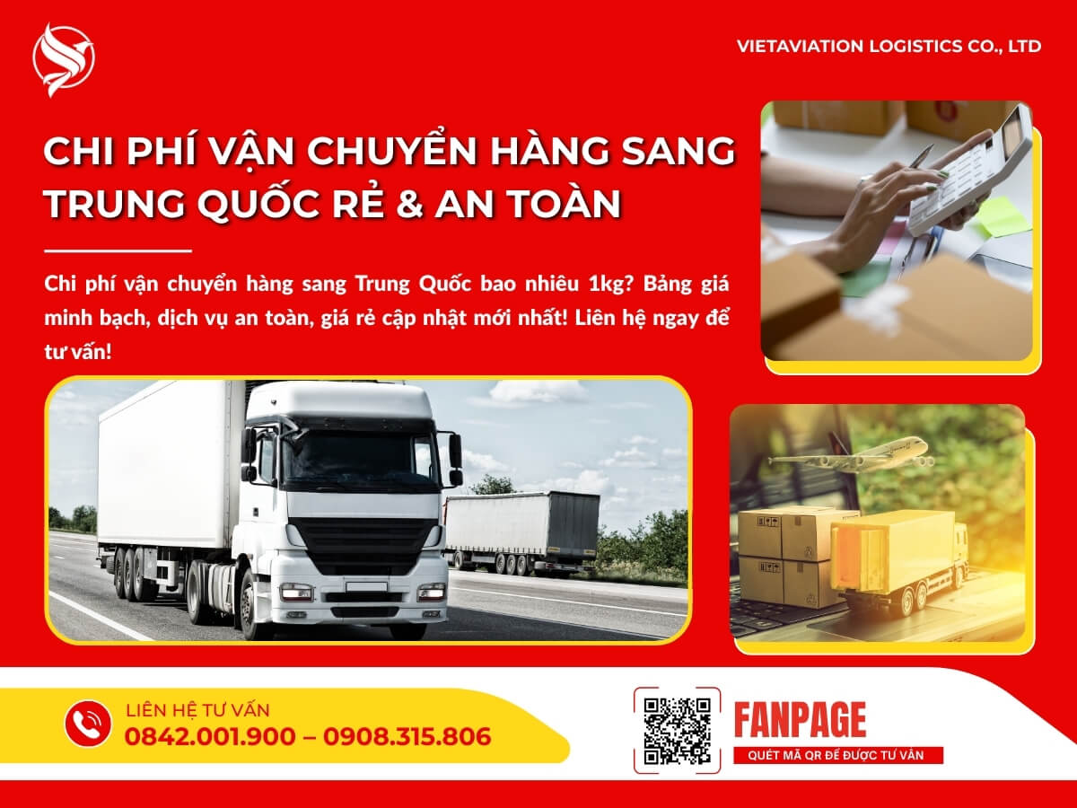 Chi Phí Vận Chuyển Hàng Sang Trung Quốc Rẻ & An Toàn