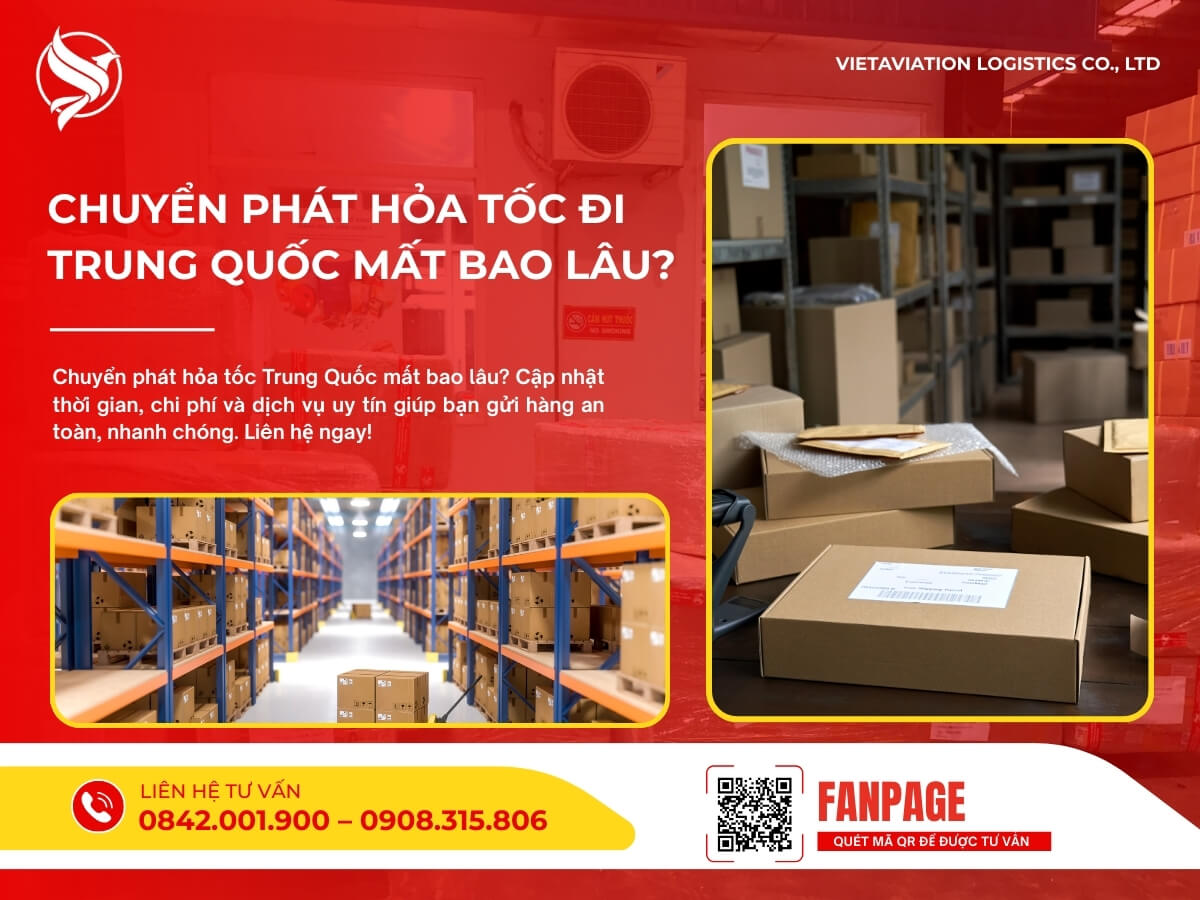 Chuyển phát hỏa tốc đi Trung Quốc mất bao lâu?