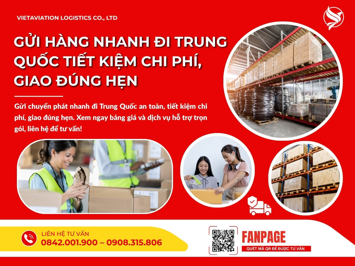 Gửi Hàng Nhanh Đi Trung Quốc Tiết Kiệm Chi Phí, Giao Đúng Hẹn