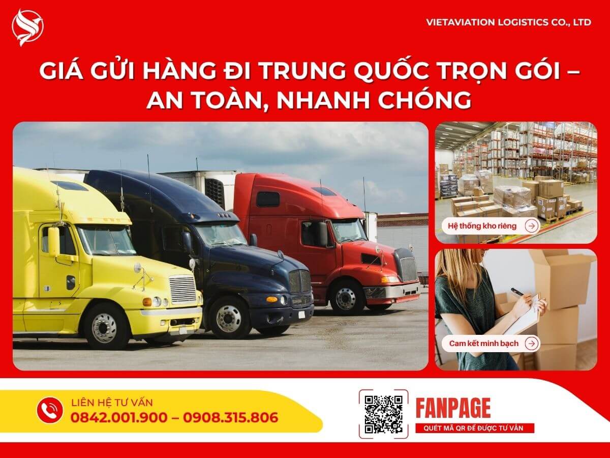 Giá Gửi Hàng Đi Trung Quốc Trọn Gói – An Toàn, Nhanh Chóng