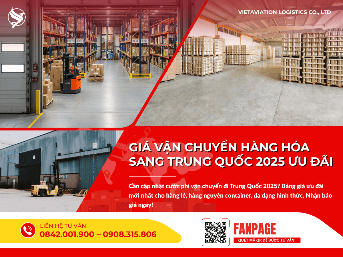 Giá Vận Chuyển Hàng Hóa Sang Trung Quốc 2025 Ưu Đãi