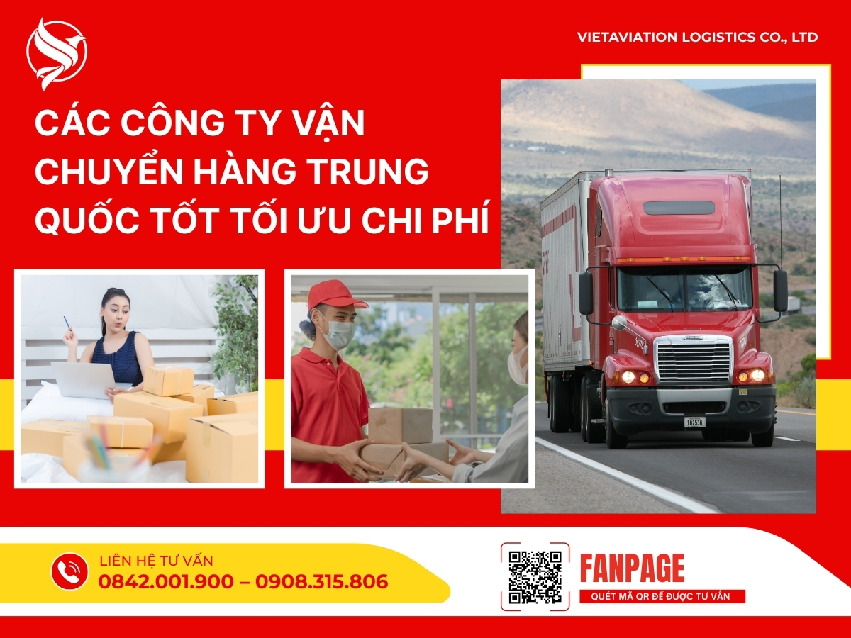 Các công ty vận chuyển hàng trung quốc tốt tối ưu chi phí