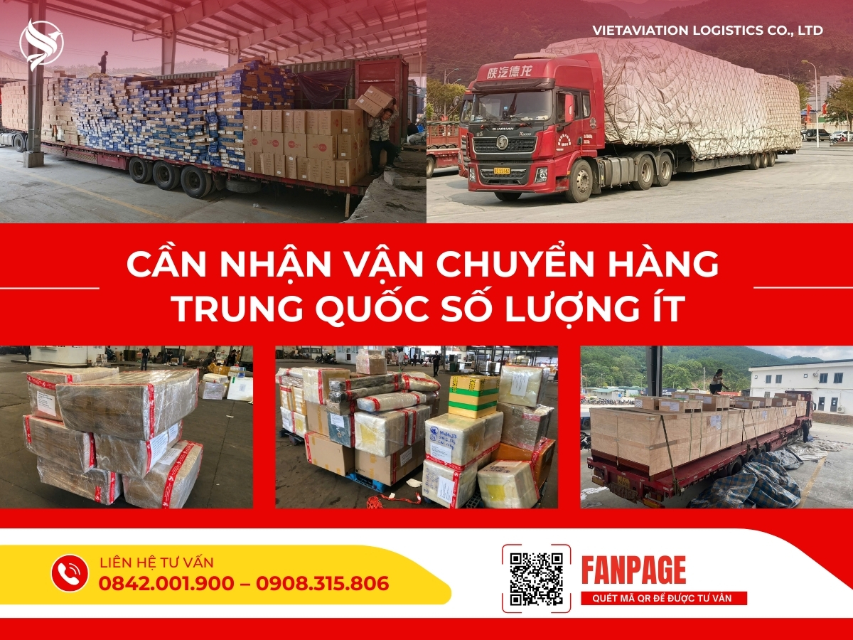 Cần nhận vận chuyển hàng Trung Quốc số lượng ít