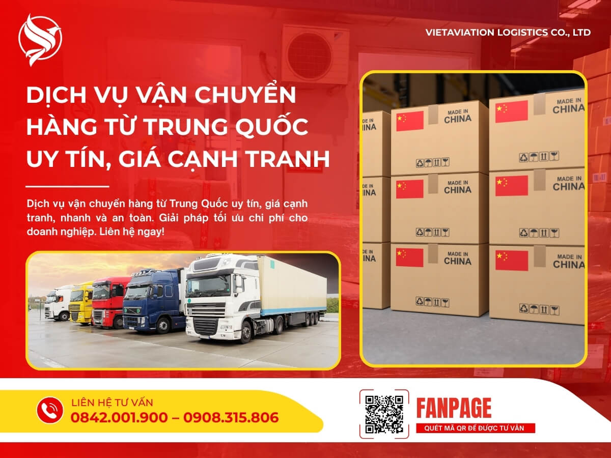 Dịch vụ vận chuyển hàng từ trung quốc uy tín, giá cạnh tranh