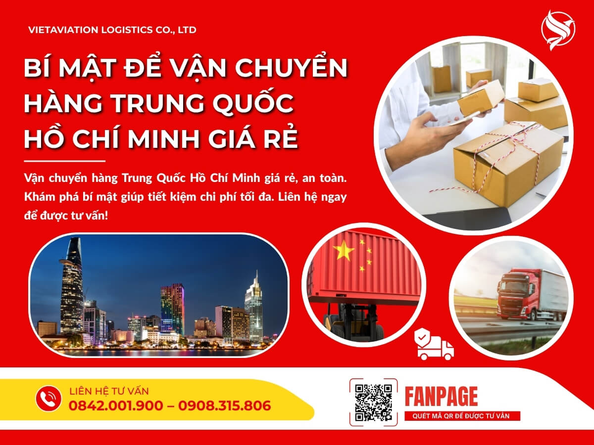 Bí mật để vận chuyển hàng Trung Quốc Hồ Chí Minh giá rẻ