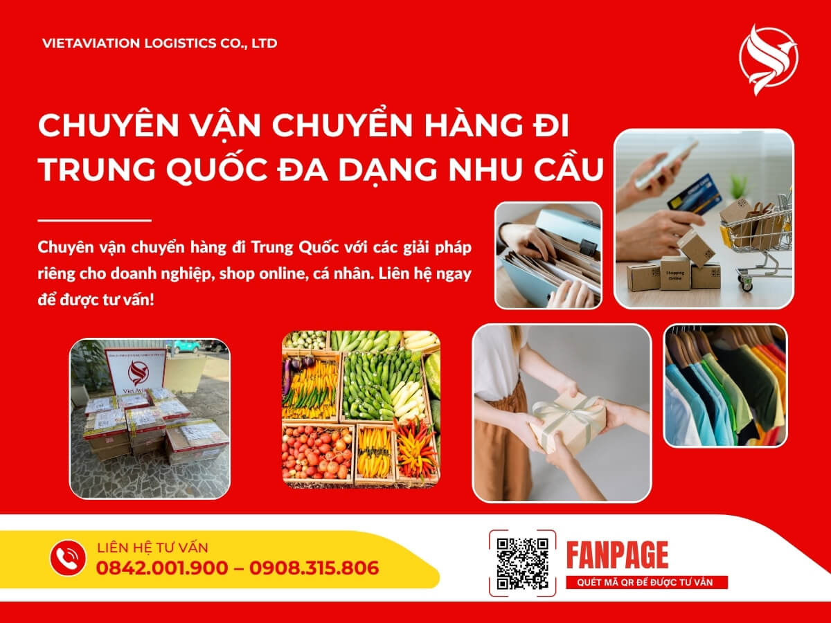 Chuyên vận chuyển hàng đi Trung Quốc đa dạng nhu cầu
