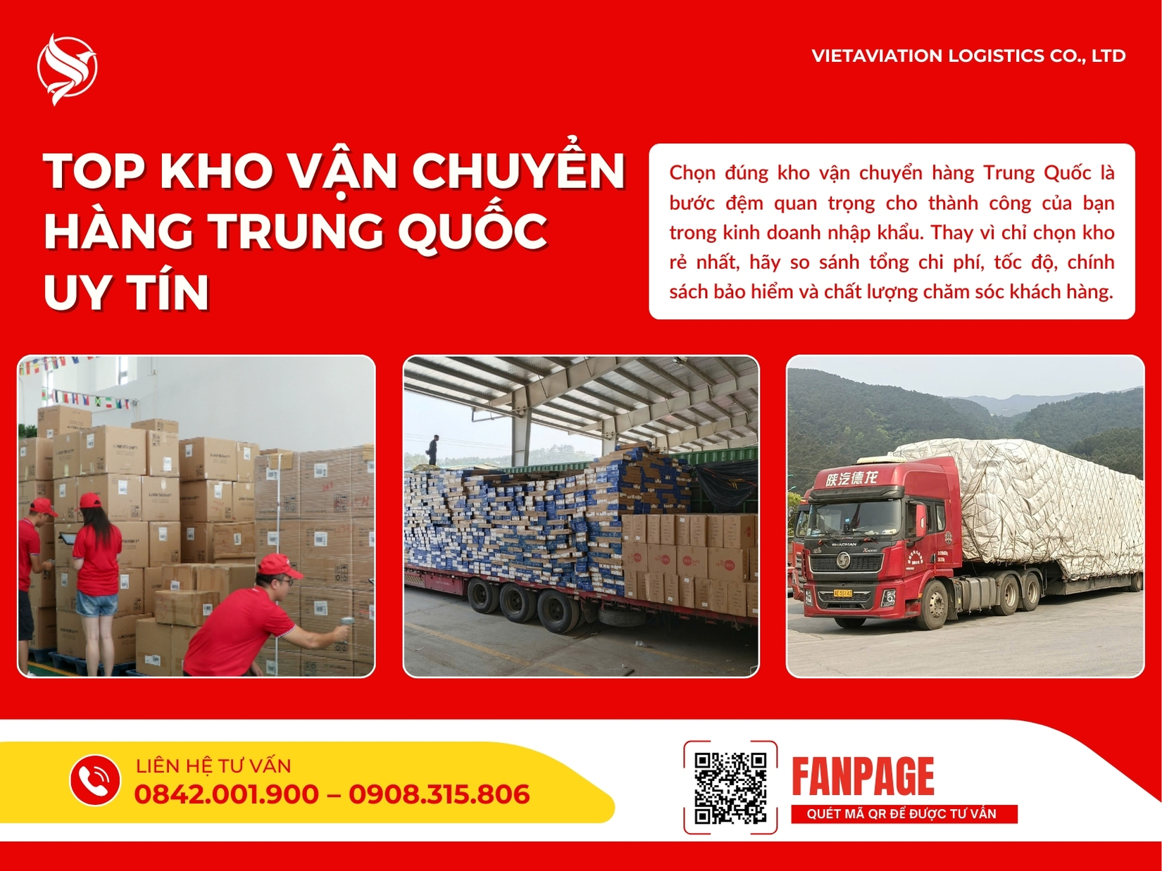 Top kho vận chuyển hàng Trung Quốc uy tín