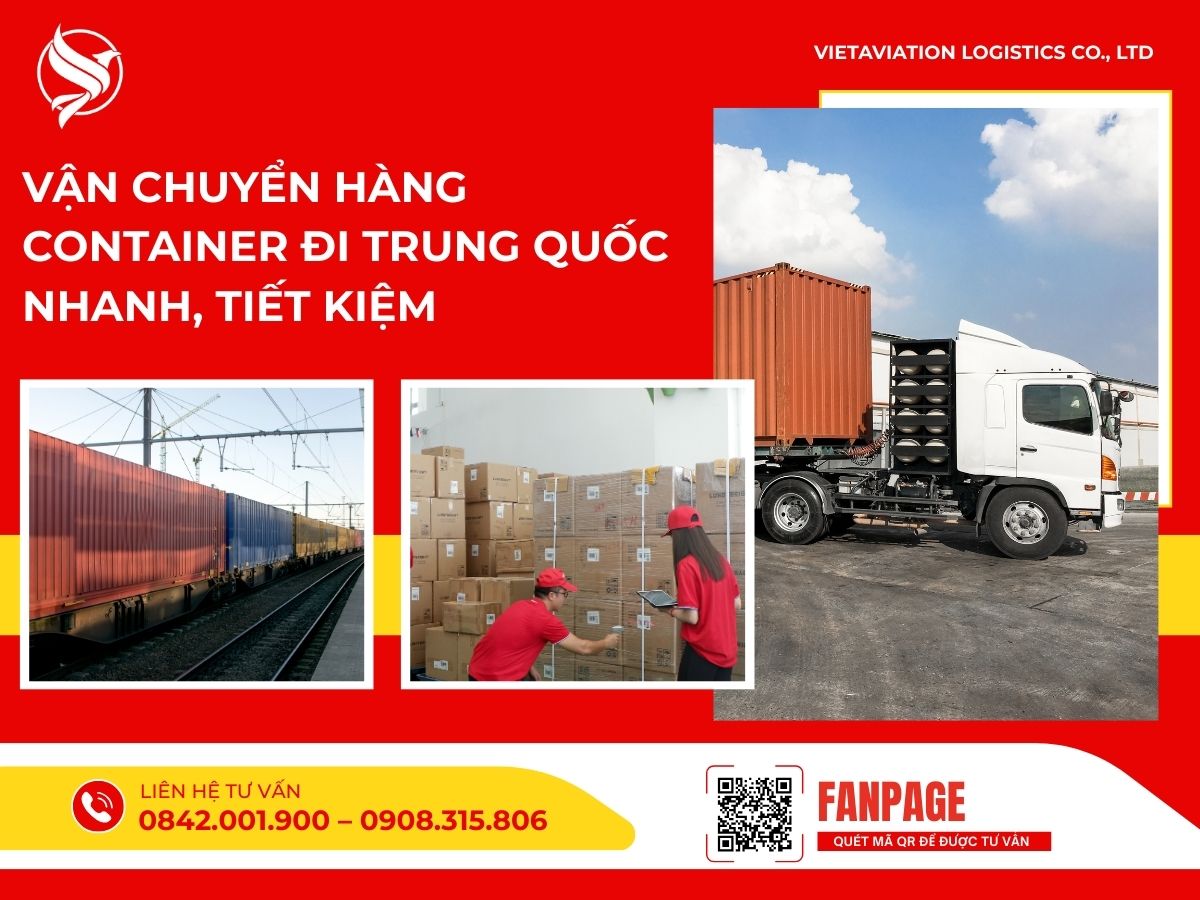 Vận chuyển hàng container đi Trung Quốc nhanh, tiết kiệm 2026