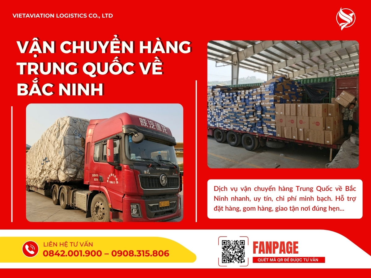 Vận chuyển hàng Trung Quốc về Bắc Ninh