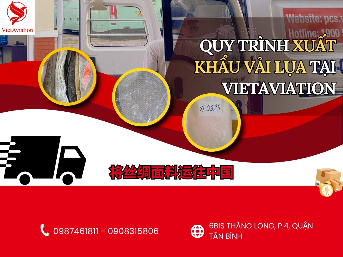 Quy trình vận chuyển vải lụa