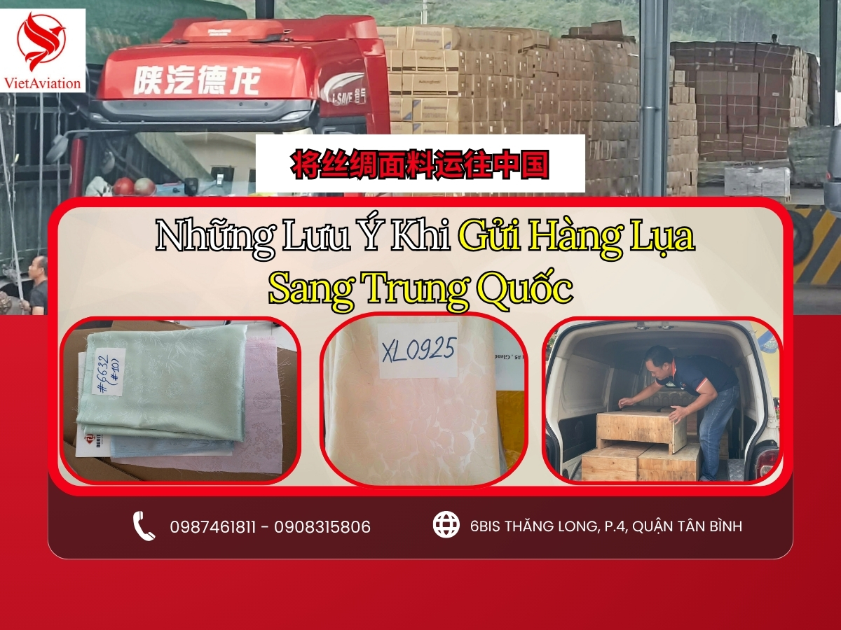 Những điều cần lưu ý khi vận chuyển vải lụa