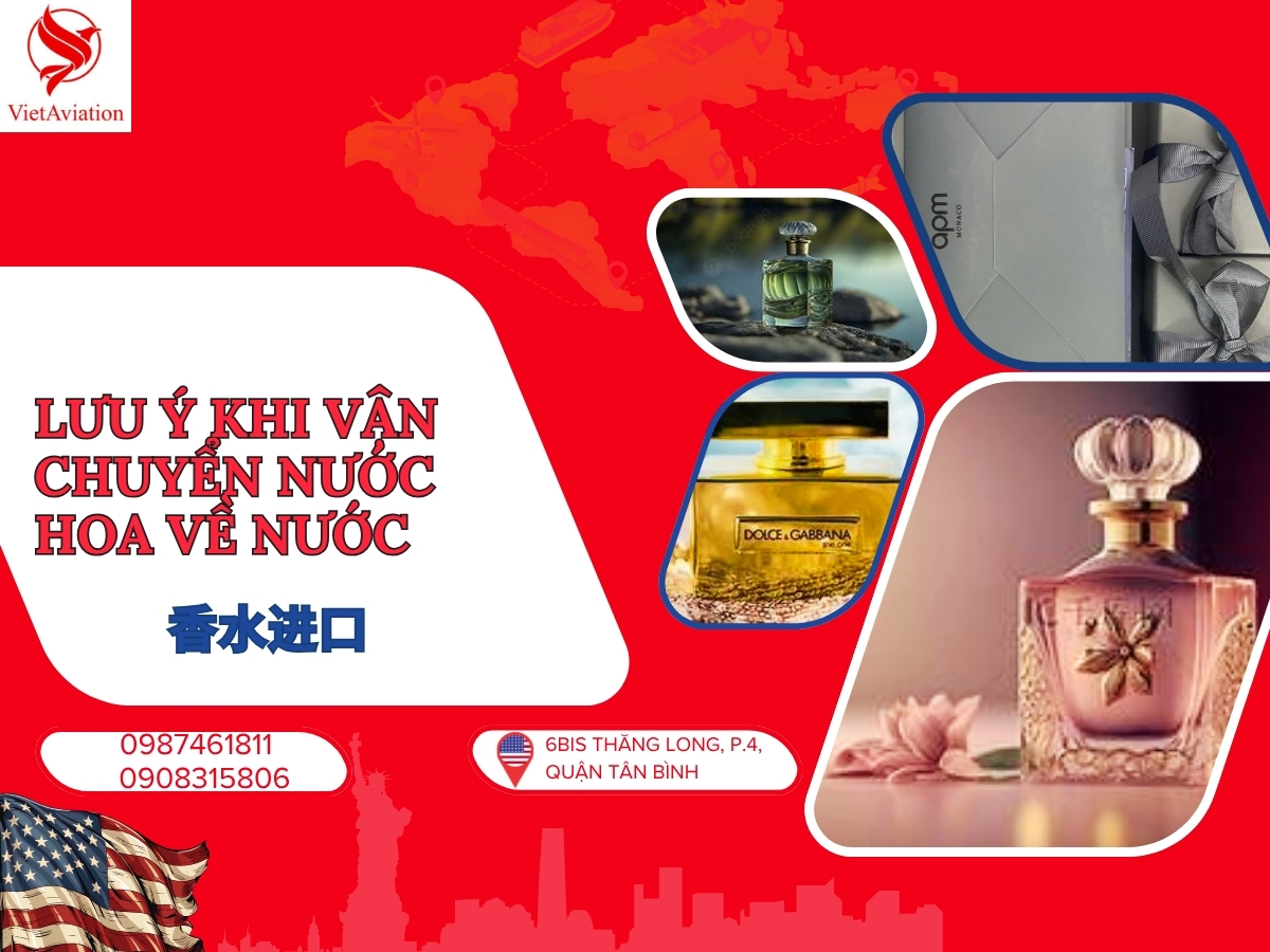 Những lưu ý quan trọng khi nhập nước hoa về nước