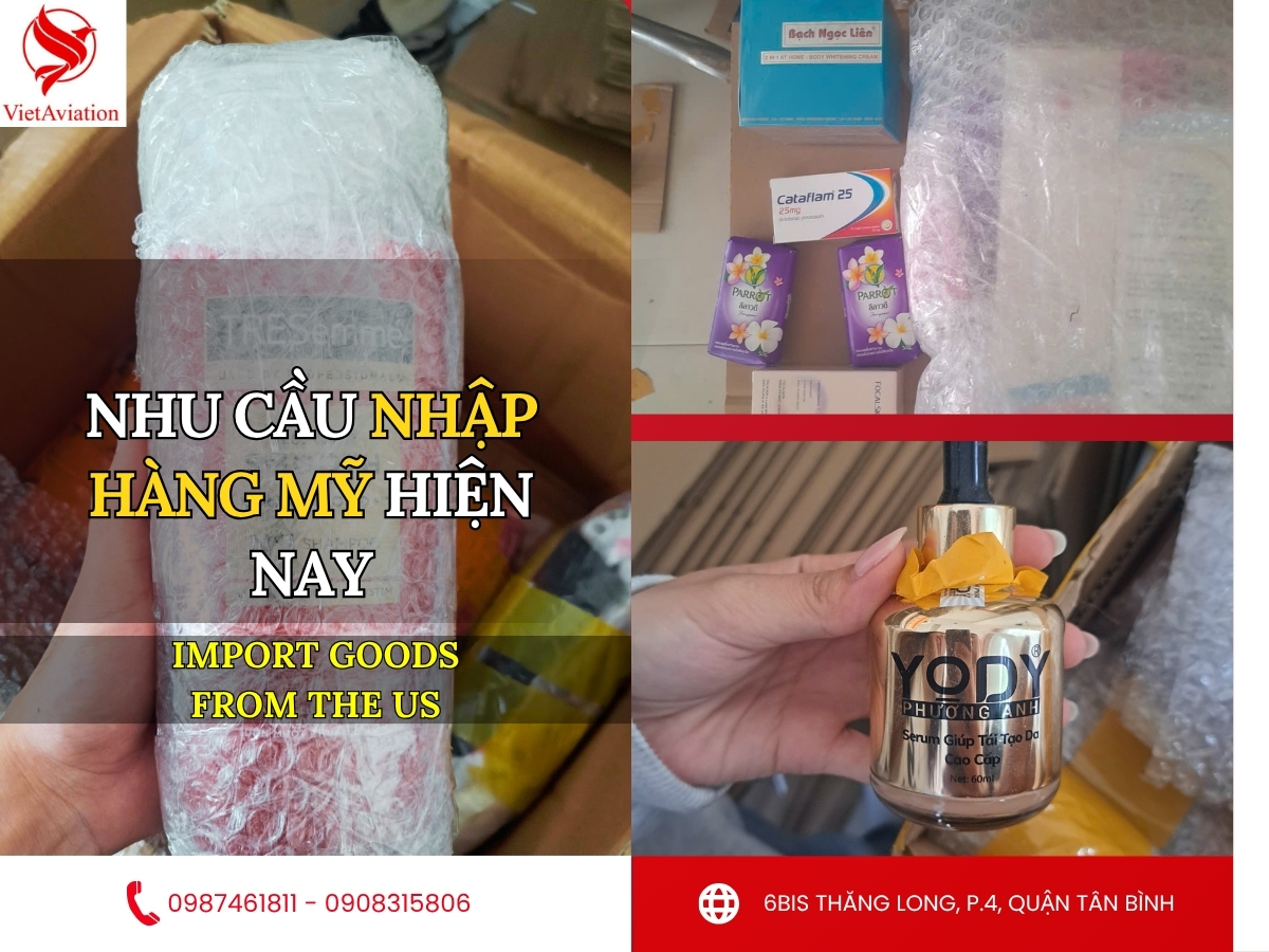 Nhu cầu nhập hàng hóa Mỹ hiện nay