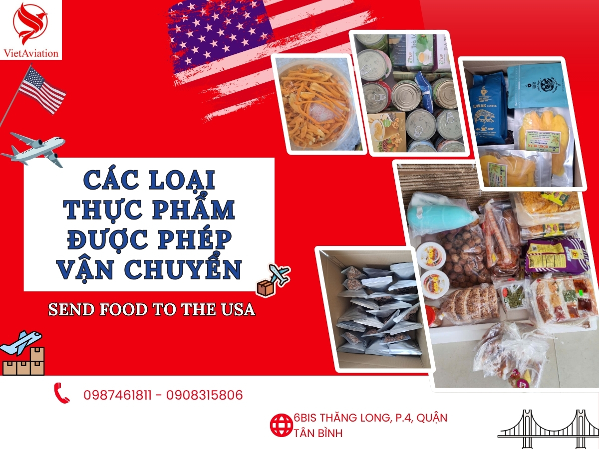 Gửi Hàng Thực Phẩm Đi Mỹ: Lưu Ý Quan Trọng Năm 2025