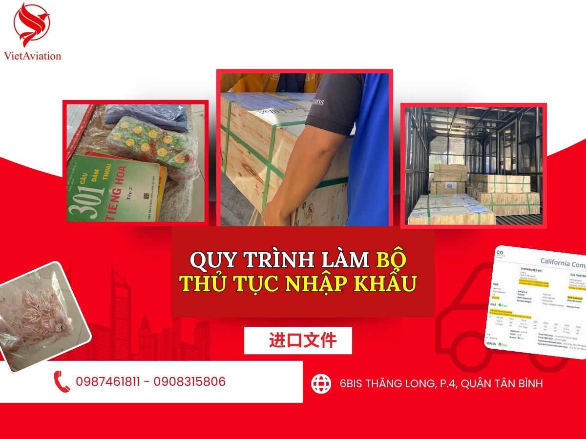 Quy trình làm thủ thủ tục vận chuyển hàng hóa