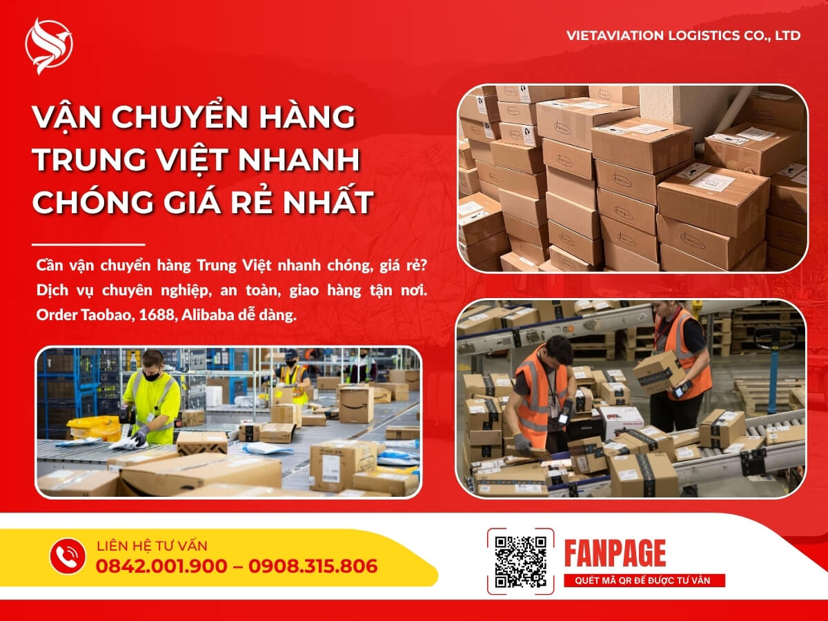 Vận chuyển hàng Trung Việt nhanh chóng giá rẻ nhất