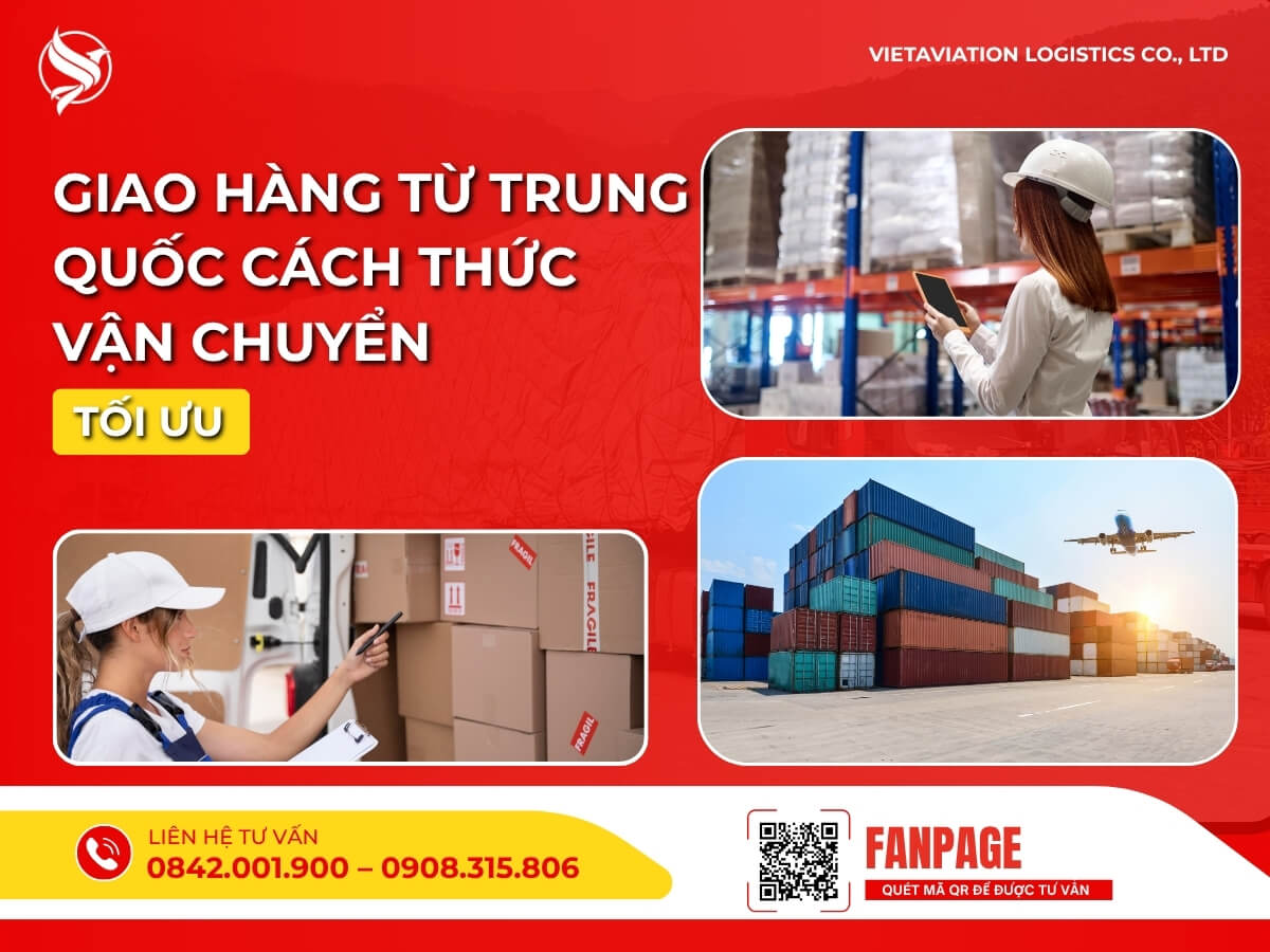 Giao hàng từ Trung Quốc cách thức vận chuyển tối ưu