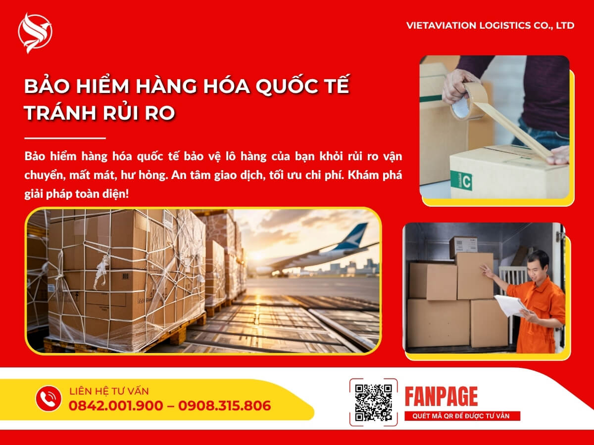 Bảo hiểm hàng hóa quốc tế tránh rủi ro