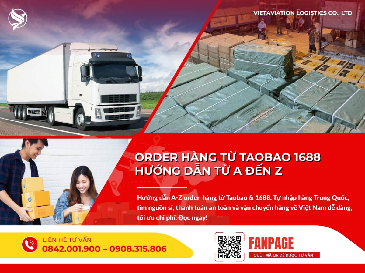 Order hàng từ Taobao 1688: Hướng dẫn từ A đến Z