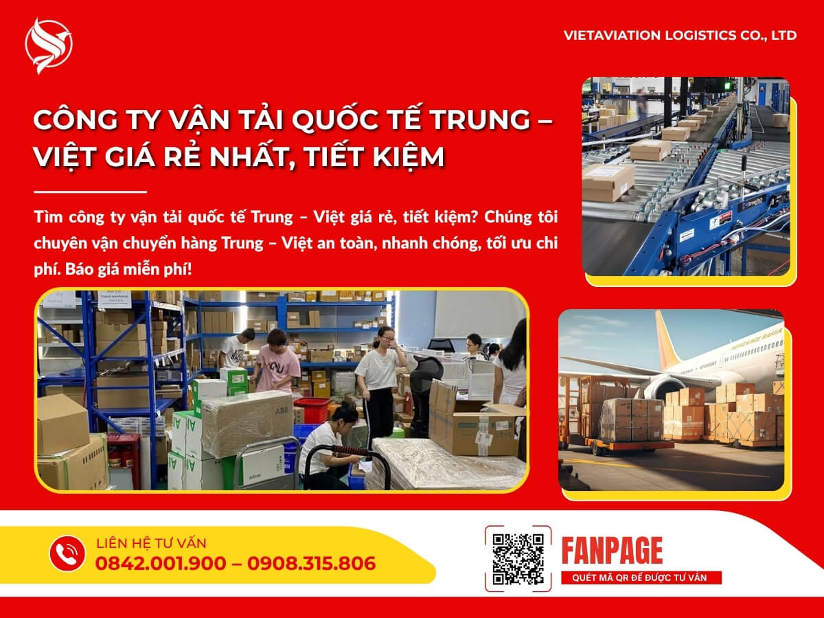 Công ty vận tải quốc tế Trung – Việt giá rẻ nhất, tiết kiệm