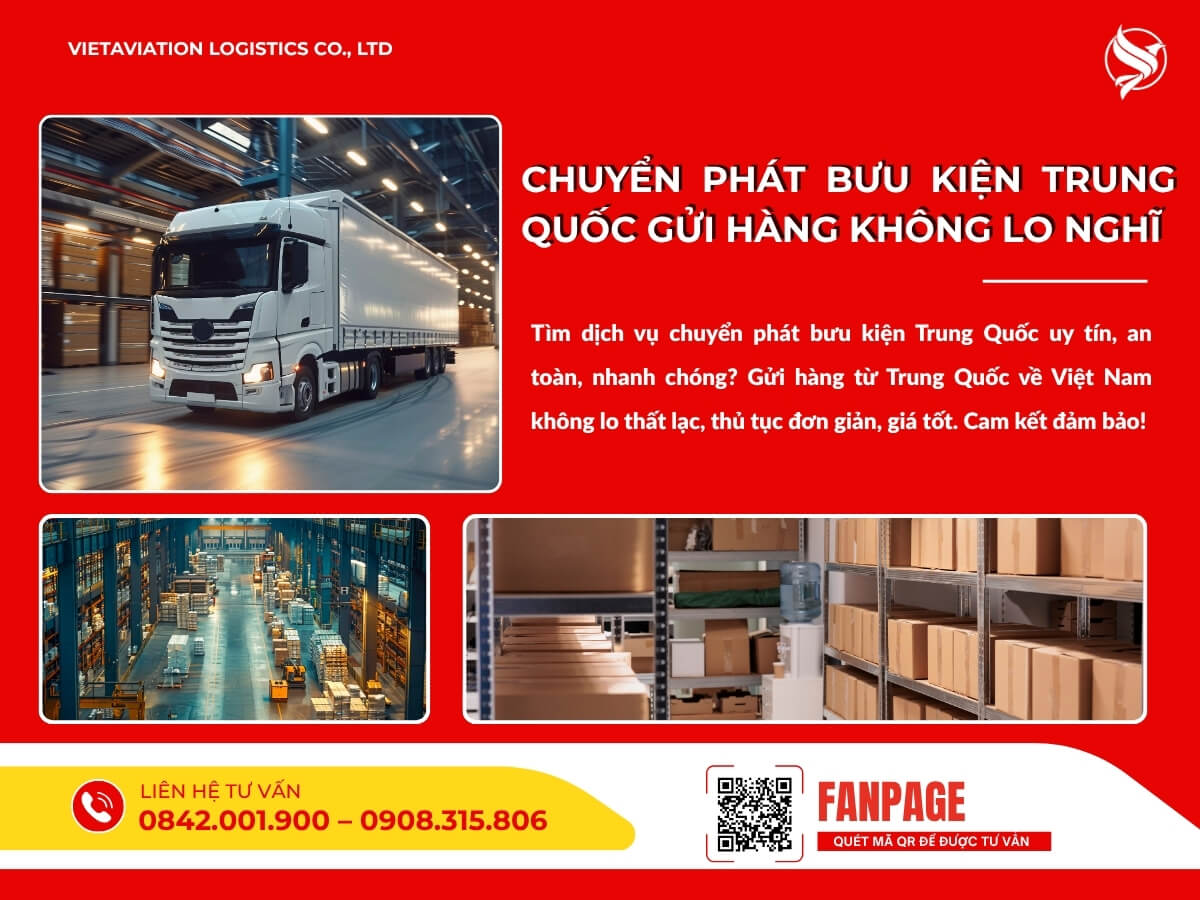 chuyển phát bưu kiện trung quốc gửi hàng không lo nghĩ