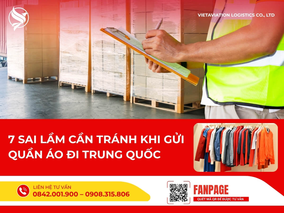 7 sai lầm cần tránh khi gửi quần áo đi Trung Quốc