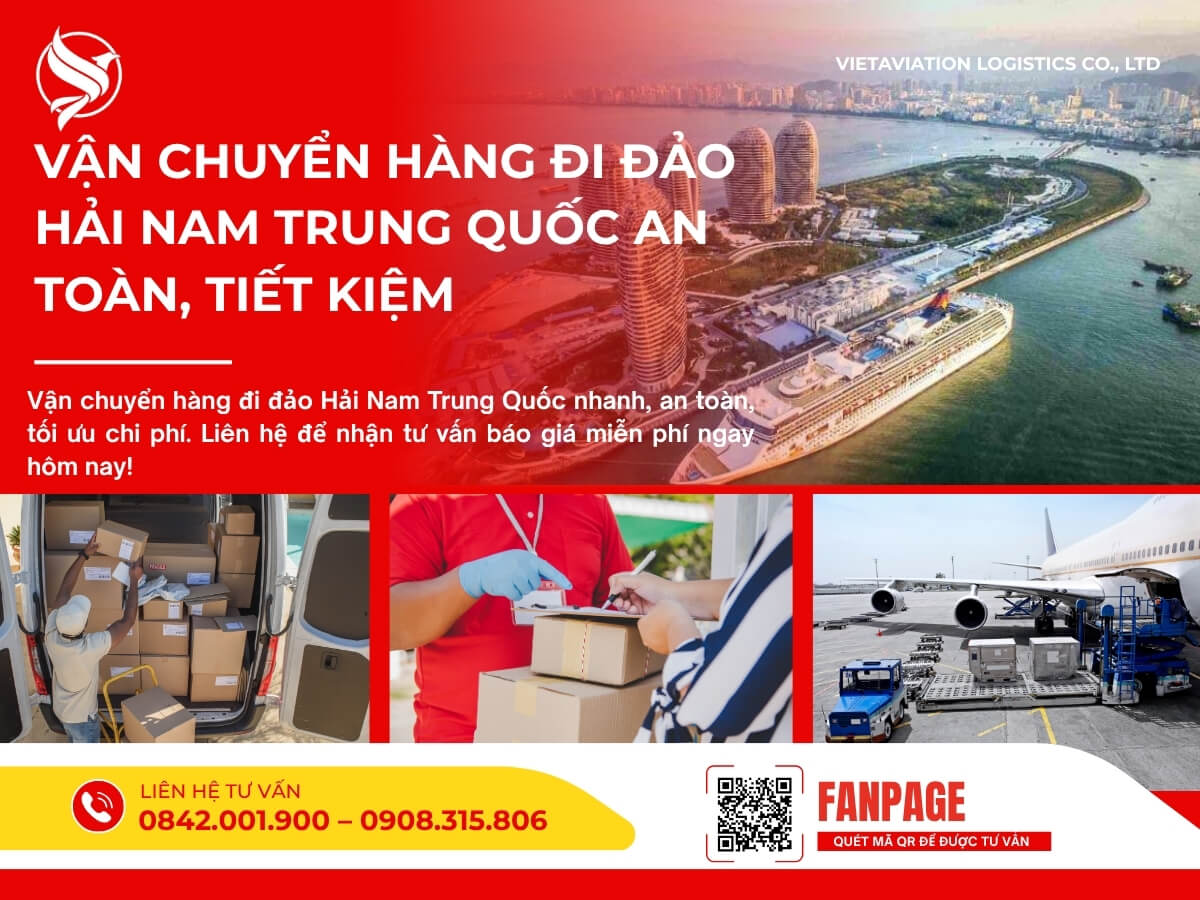 Vận chuyển hàng đi đảo Hải Nam Trung Quốc an toàn, tiết kiệm