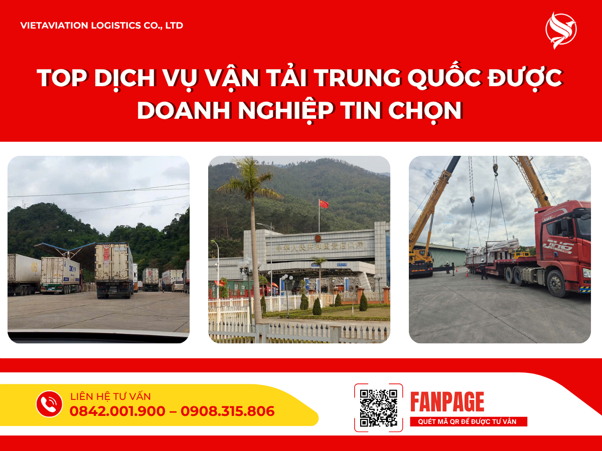 Top dịch vụ vận tải Trung Quốc được doanh nghiệp tin chọn