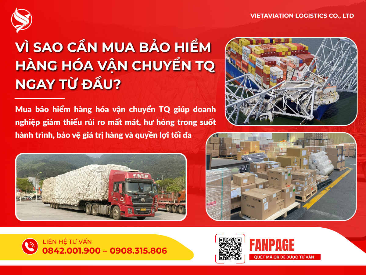 Vì sao cần mua bảo hiểm hàng hóa vận chuyển TQ ngay từ đầu?