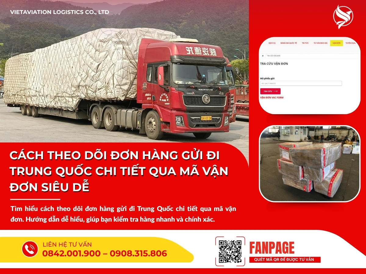 Tìm hiểu cách theo dõi đơn hàng gửi đi Trung Quốc chi tiết qua mã vận đơn. Hướng dẫn dễ hiểu, giúp bạn kiểm tra hàng nhanh và chính xác.
