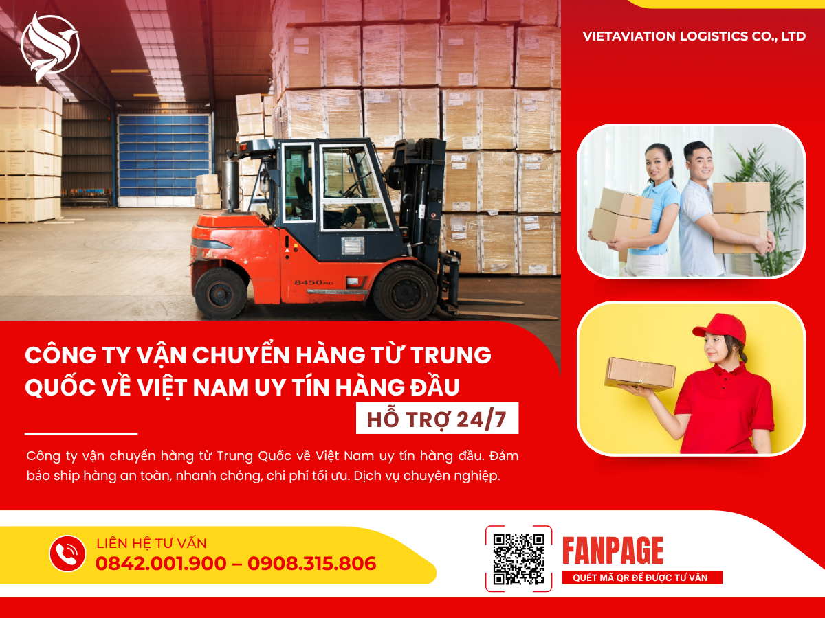 Công ty vận chuyển hàng từ Trung Quốc về Việt Nam uy tín hàng đầu