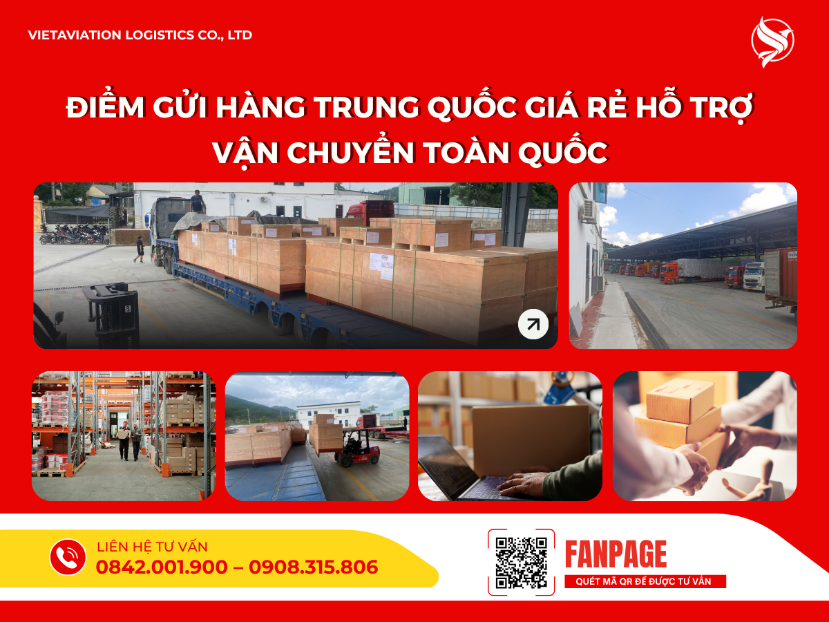 Điểm gửi hàng Trung Quốc giá rẻ hỗ trợ vận chuyển toàn quốc
