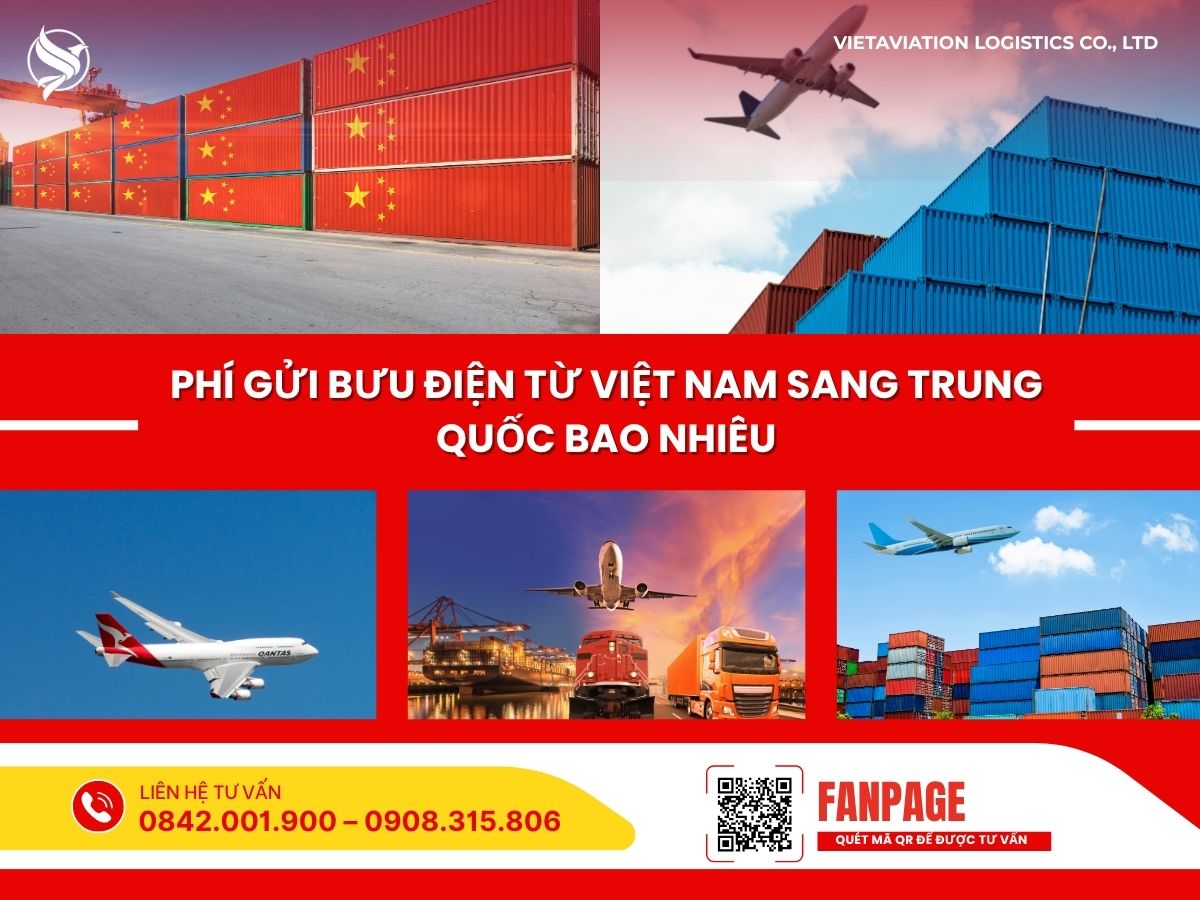 Phí gửi bưu điện từ Việt Nam sang Trung Quốc bao nhiêu
