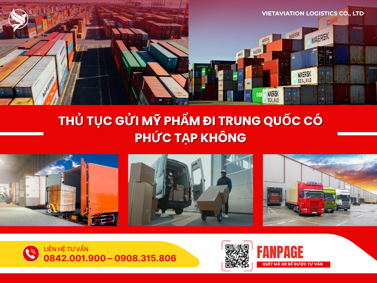 Thủ tục gửi mỹ phẩm đi Trung Quốc có phức tạp không Bí quyết đây