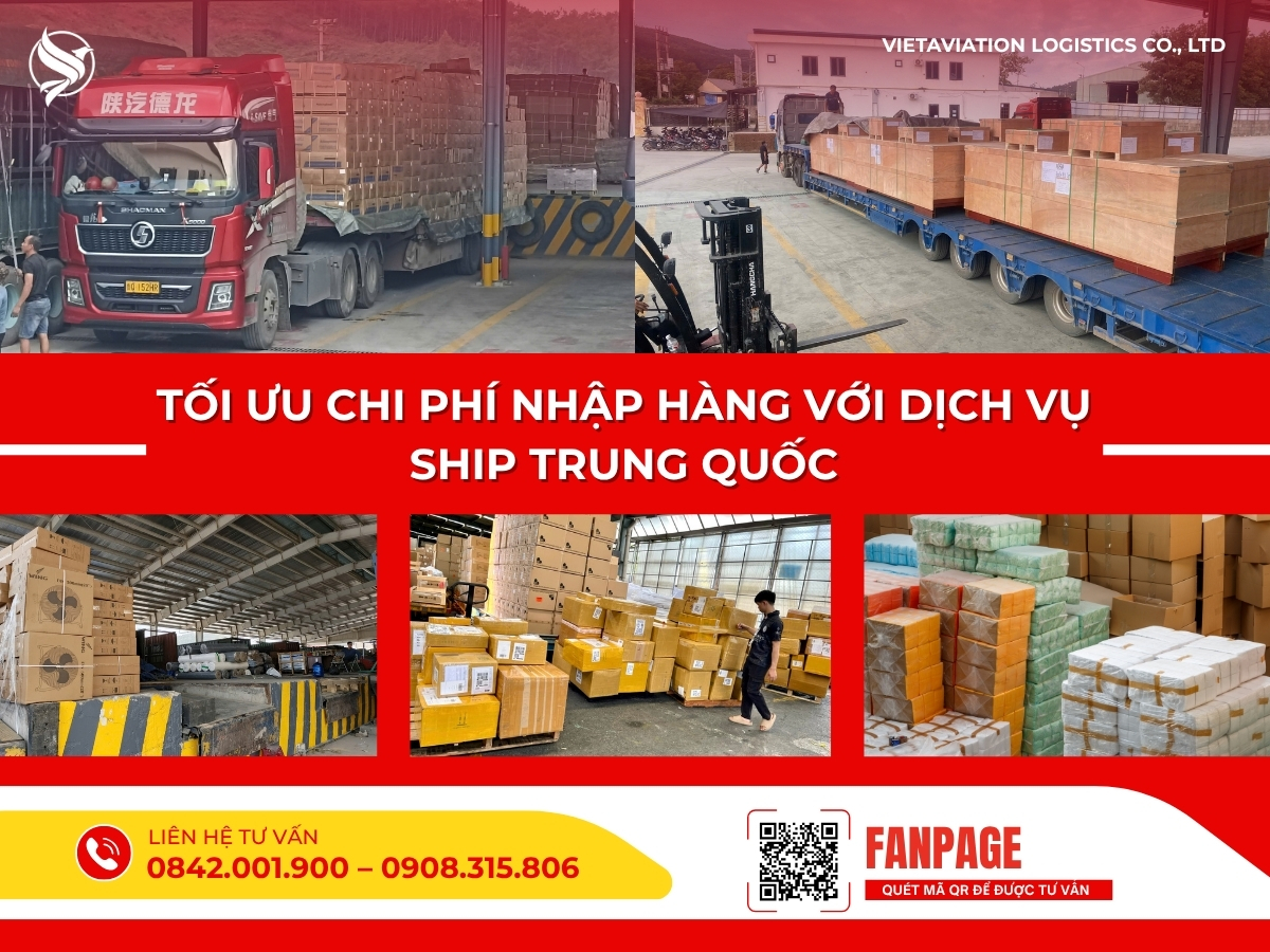 Tối ưu chi phí nhập hàng với dịch vụ ship Trung Quốc